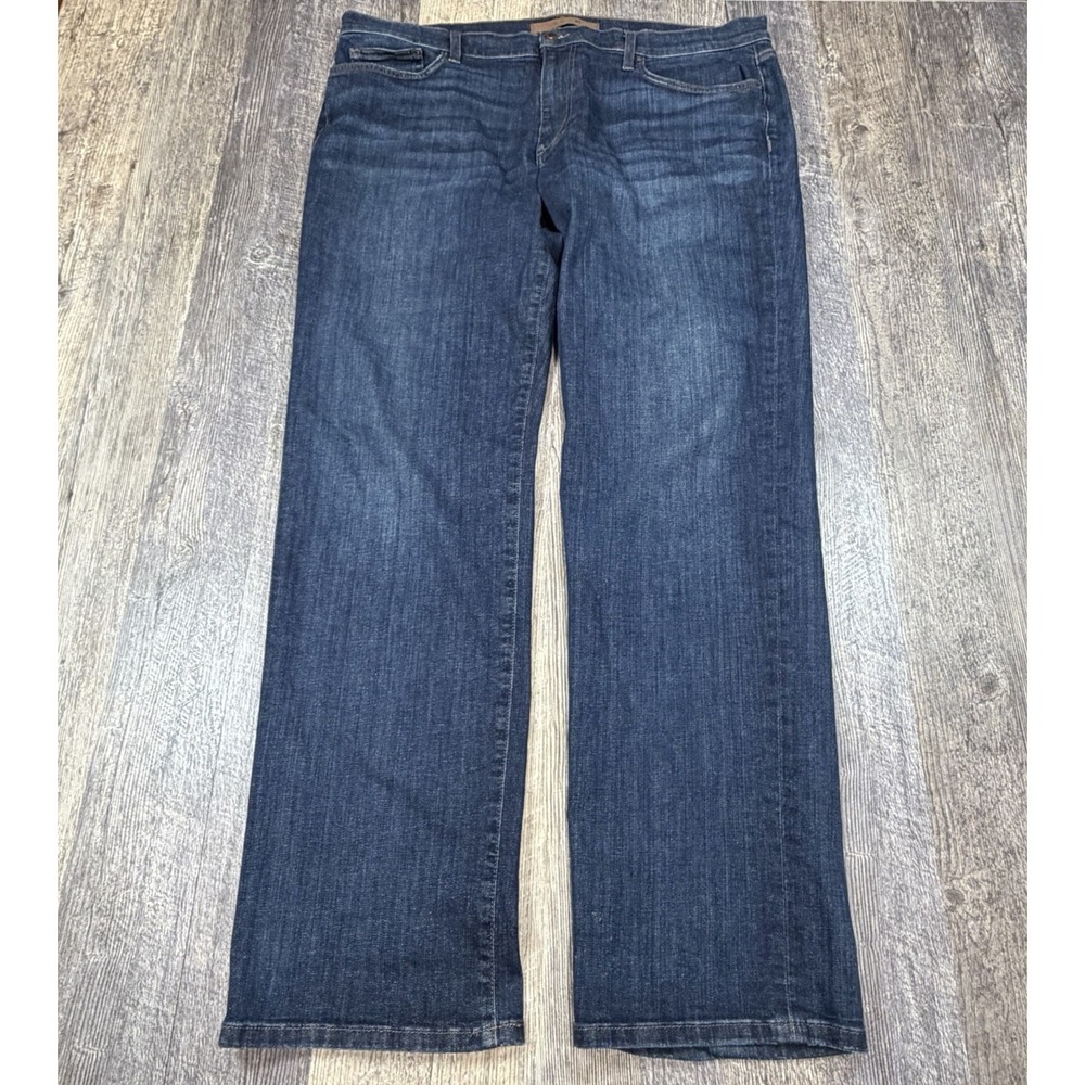 Joes Jeans Ike Classic Straight Leg Mens 40x34 Blue Medium Wash Stretch Denim